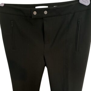 VINCE BLACK STRETCH PANTS 6
